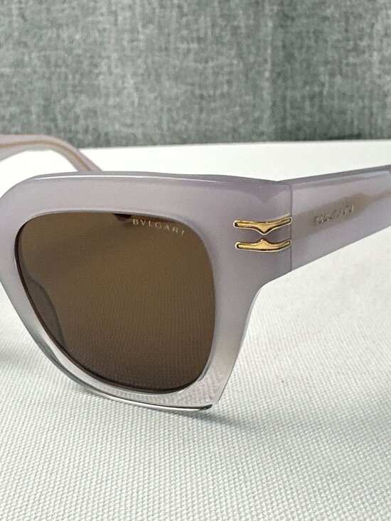NEW Bvlgari B.zero1 BV40013I Sunglasses Lilac Ombre Brown main image 12